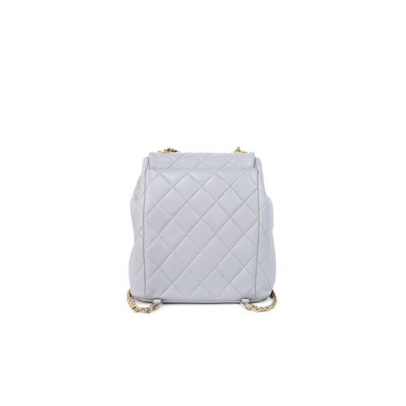 CHANEL Light Blue Chain Backpack C-A27890 - Picture 4 of 10